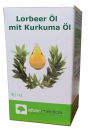 Lorbeel Öl mit Kurkuma Öl, 30ml, Tropfen antibakteriell bei Erkältung, für Beruhigung, Gelenkschmerzen, Rheuma, Muskelschmerzen, Verstauchung, Prellung